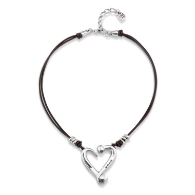 Ожерелье UNOde50, HEART с серебром, Loved, COL1802MARMTL0U