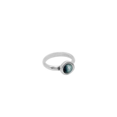 Кольцо Ciclon, Divino, с муранским стеклом, CN-233500 серый, 17