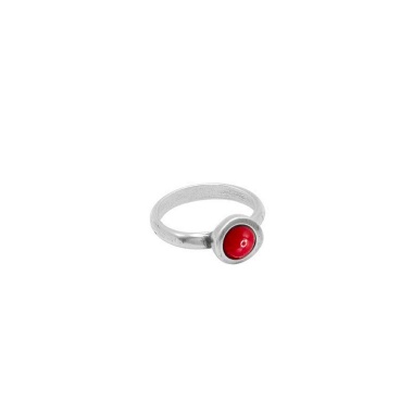 Кольцо Ciclon, Divino, с муранским стеклом, CN-233500 красный, 16