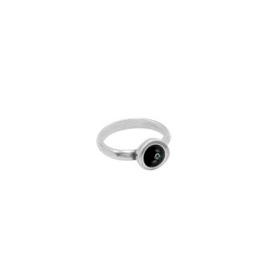 Кольцо Ciclon, Divino, с муранским стеклом, CN-233500 черный, 17