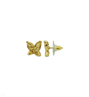 Серьги Tra-la-ra, Vuela, в форме бабочки, TLR23-224O102 золотистый