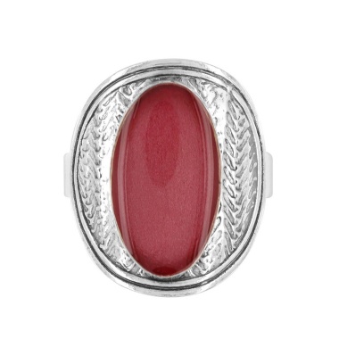 Кольцо TARATATA, Ceramik, разъемное, с цветной смолой, TT-W23-06428-103 розовый