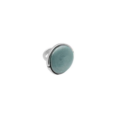 Кольцо Ciclon, Elegance, разъемное, с муранским стеклом, CN-233502 серый