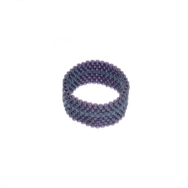 Кольцо Lanzerotti, Draghi, с бисером, LZ-23.12-449 серый, 17,5