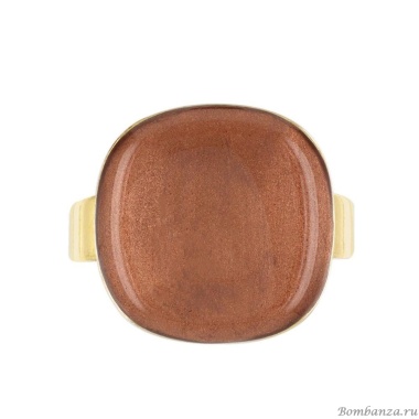 Кольцо TARATATA, Manufacture, разъемное, со смолой, TT-W23-01401-20D коричневый