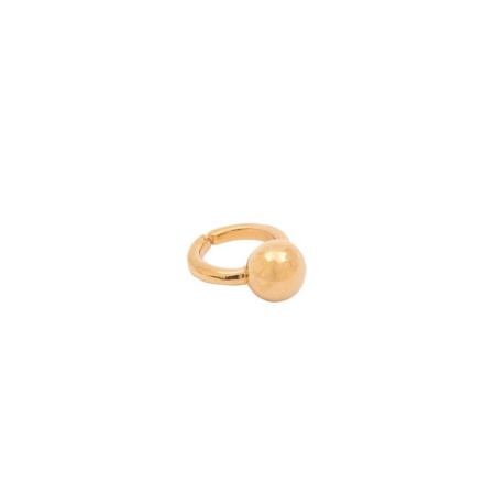 Кольцо Tucco, Simplicity, разъемное, с металлической бусиной, TC-TMA39 золотистый