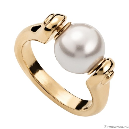 Кольцо UNOde50, Full pearlmoon с золотом, UNIQUENESS, ANI0717BPLORO18