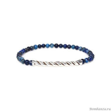 Браслет Nature Bijoux, Spiral, с лазуритом, NB24.1-13-43033 синий