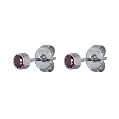 Пусеты Fiore Luna, Cubic zirconia Garnet, SWE0128 GR S Пусеты Fiore Luna, Cubic zirconia Garnet, SWE0128 GR S