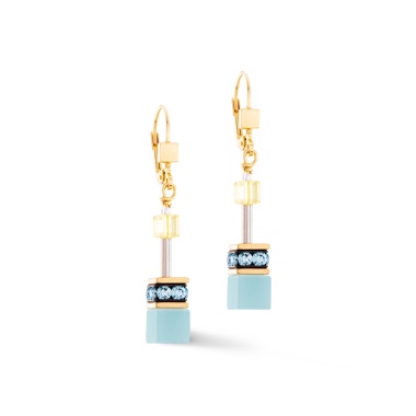 Серьги Coeur de Lion, Turquoise-Yellow, 2838/20-0601 Серьги Coeur de Lion, Turquoise-Yellow, 2838/20-0601