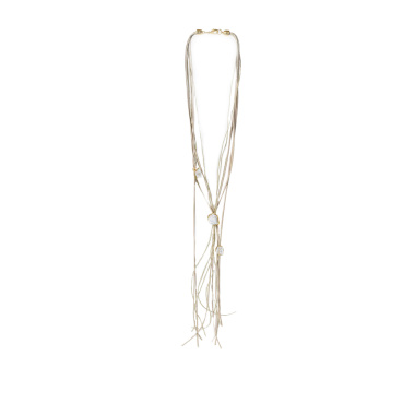 Колье Katerina Vassou, Happiness, с друзой агата, KV25.1-403164GWHITE белый