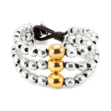 Браслет UNOde50 Ser Intrepida, с серебром PUL2550OROMTL0M