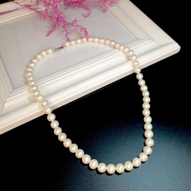Колье Diogems, White Pearl 55 см