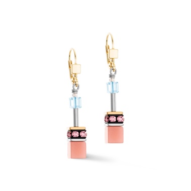 Серьги Coeur de Lion, Aqua-Apricot, 2838/20-2028 Серьги Coeur de Lion, Aqua-Apricot, 2838/20-2028