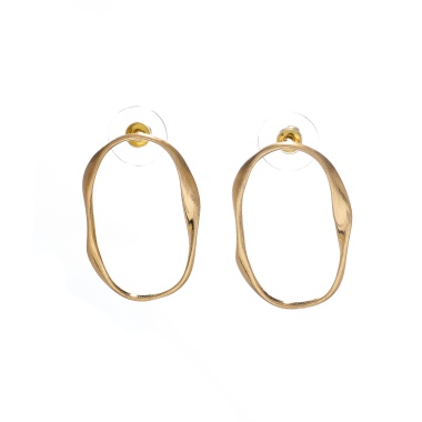 Серьги Dansk Copenhagen, Elysian, овальной формы, DNSK25.2-3C2501023 золотистый