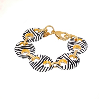 Браслет Francesca Bianchi, с эмалью, FB25.2-BSB19 золотистый