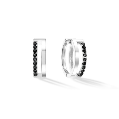 Серьги Coeur de Lion, Black-Silver, 0136/21-1317 Серьги Coeur de Lion, Black-Silver, 0136/21-1317