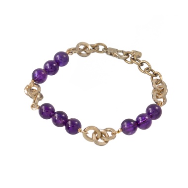 Браслет Lanzerotti, Elisir, с аметистом, LZ-25.10-292 фиолетовый
