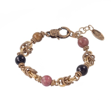 Браслет Lanzerotti, Elisir, с турмалином, LZ-25.10-322 розовый