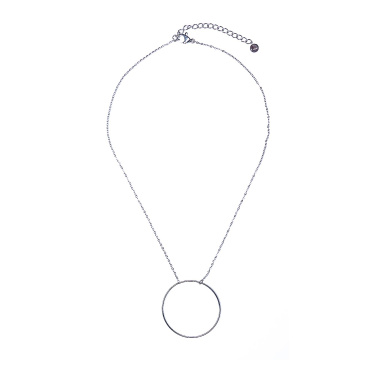 Колье Moon Paris, Ikita, с подвеской в форме кольца, MIK-22.03-004 серебристый