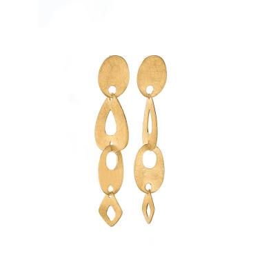 Серьги Estrosia, металл, ES-OREQ3-5A золотистый