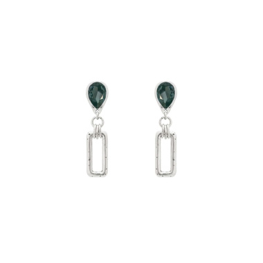 Серьги VIDDA, Mermaid, с кристаллом Swarovski, VD25.1-02066 зеленый
