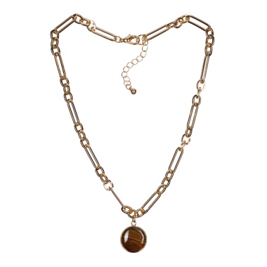 Колье Fiore Luna, COFFE AGATE