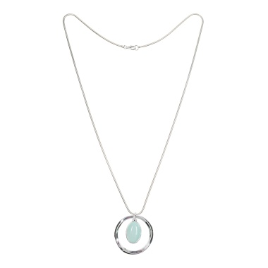 Колье Fiore Luna, BLUE SKY AGATE