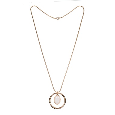 Колье Fiore Luna, LIGHT ROSE OPAL