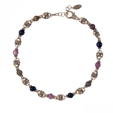 Колье Lanzerotti, Elisir, с турмалином, LZ-25.10-321 розовый