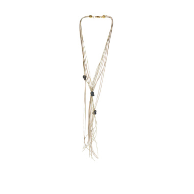 Колье Katerina Vassou, Happiness, с друзой агата, KV25.1-403164GBLACK черный