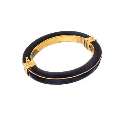 Браслет Francesca Bianchi, кафф, с эмалью, FB25.2-BF6 черный, 6см