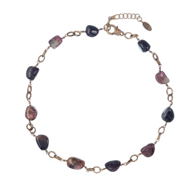 Колье Lanzerotti, Elisir, с турмалином и гематитом, LZ-25.10-310 коричневый