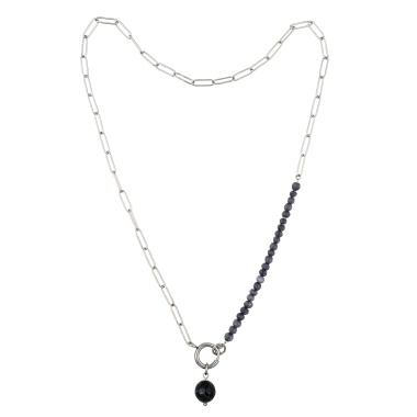 Колье Fiore Luna, AGAT GREY