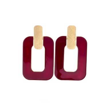 Серьги Francesca Bianchi, с эмалью, FB25.2-156D красный