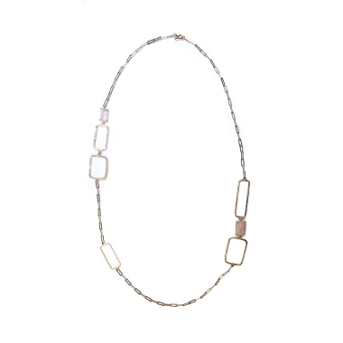 Колье Estrosia, с кристаллами, ES-CLG60A розовый