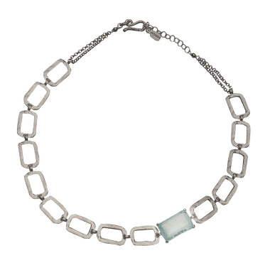 Колье Estrosia, кристалл Параиба, ES-CLG12-5A аквамариновый