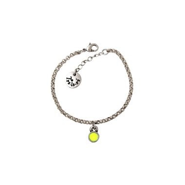 Браслет Tra-la-ra, Fluor, подвеска, вставка из смолы, TLR23-235P005 желтый Браслет Tra-la-ra, Fluor, подвеска, вставка из смолы, TLR23-235P005 желтый