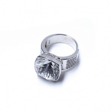 Кольцо Moon Paris, Ringo Queen, разъемное, с кристаллом, MRQ-21.11-061 хрустальный