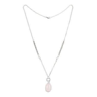 Колье Fiore Luna, ROSE QUARTZ
