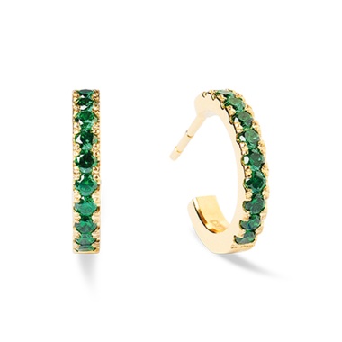 Серьги Coeur de Lion, Green-Gold, 0146/23-0516 Серьги Coeur de Lion, Green-Gold, 0146/23-0516