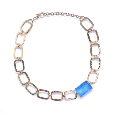 Колье Estrosia, кристалл, ES-CLG11A синий
