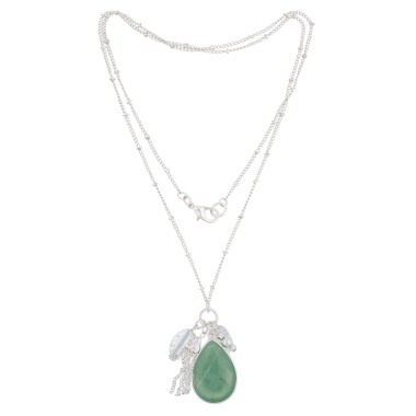 Колье Fiore Luna, GREEN AVENTURINE