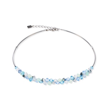 Колье Coeur de Lion, Blue-Aqua, 2038/10-0737 Колье Coeur de Lion, Blue-Aqua, 2038/10-0737