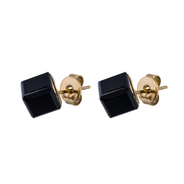 Пусеты Fiore Luna,  Black, SWE2127/2 BL G Пусеты Fiore Luna,  Black, SWE2127/2 BL G
