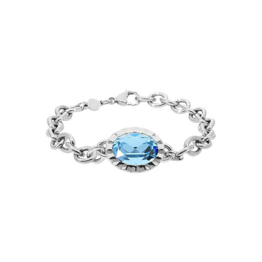 Браслет Qudo, TIVOLA UNICA big (S/P) Aquamarine, 189527