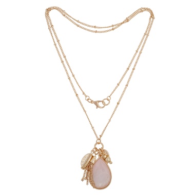 Колье Fiore Luna, ROSE QUARTZ