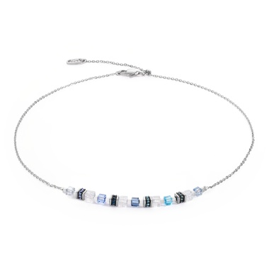 Колье Coeur de Lion, Blue-Silver, 5076/10-0717 Колье Coeur de Lion, Blue-Silver, 5076/10-0717