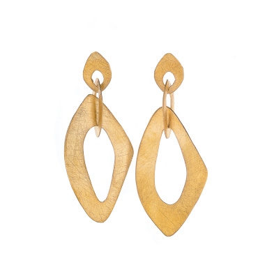Серьги Estrosia, металл, ES-OREQ3-4A золотистый
