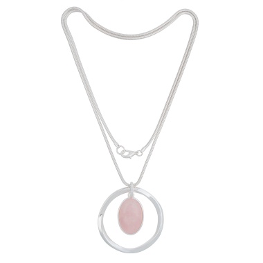 Колье Fiore Luna, ROSE QUARTZ